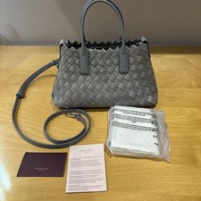 RADLEY BLUE LEATHER HANDBAG