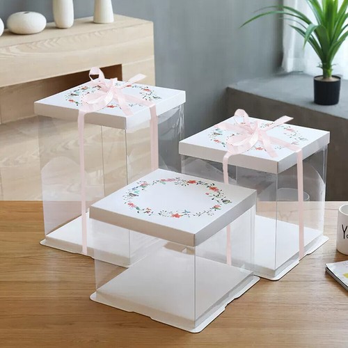 Transparent dessert gift - transparent, boxes