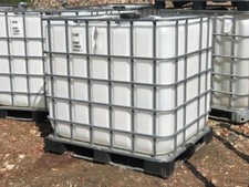 1000 Litre IBC Tank Container Water Diesel Fuel Oil Storage Allotment Farm Field