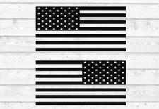 2X American Flag Decal Truck