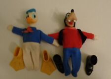 Disney vintage  1978 Donald Duck and Goofy  Fingerding Finger Puppets.