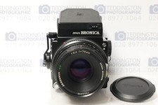 Zenza Bronica ETRS, 75mm f/2.8 Zenzanon Lens and AEII Prism Finder