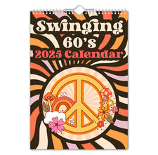 2025 Calendar - Swinging 60's