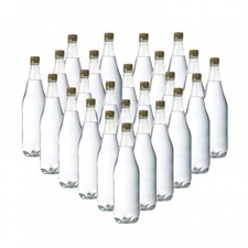 Clear Plastic Drinks Bottles 1L x 24 Homebrew Sparkling Elderflower Wine Cider B