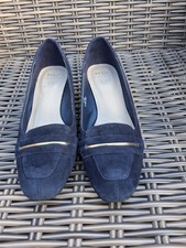 Marks and Spencer Navy Suede