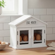 White 8+ Egg House Home Hut