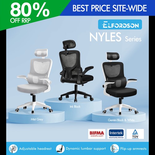 Elfordson mesh office chair - office,
