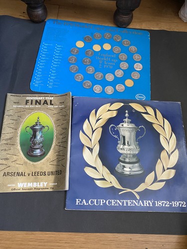 Vintage football joblot 1970 - football,