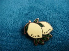 Vintage Silver Shred Robinsons Lemon marmalade advertising Enamel Badge miller