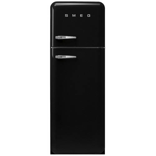 Smeg fridge freezer black - fridge,