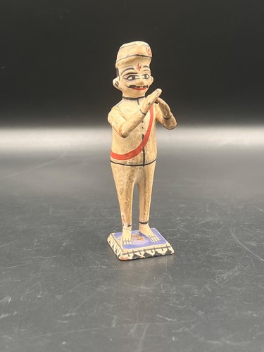 Vintage hand painted indian - hand,