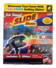 Star Shower Slide Show Christmas & Halloween Light 6 Slides LED NEW FREE SHIP