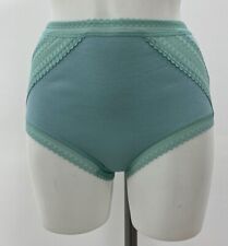 Ex M&S Aqua  100% Cotton Full Briefs Lingerie Knickers Pack Of  2  Size 6-28