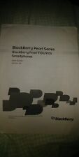Blackberry Pearl series 9100/9105 user guide version 6.0/ 41 pages both sides