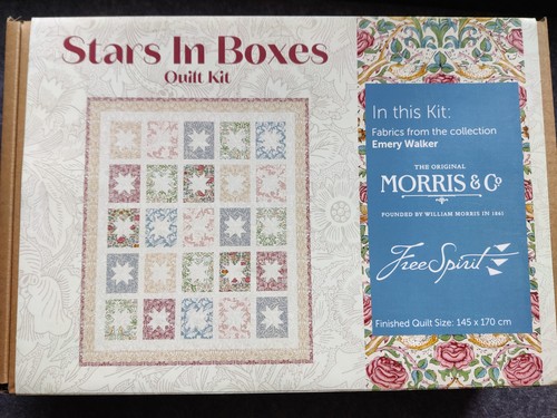 Stars boxes quilt kit - boxes,