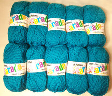 Paton's Parade Wool Rich Chunky Knitting Wool Yarn 10 x 50g Balls  Turquoise