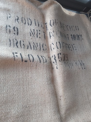 Large jute hessian vintage - large,
