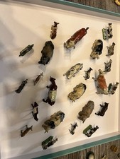 Vintage Metal Farmyard Animals Cows, Calf’s And A Bull  1950’s