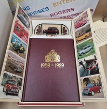 Corgi Mini 30th Anniversary Set 1959-89 Limited Edition Model Car & Book Boxed