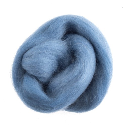 Natural wool roving 10g - natural,