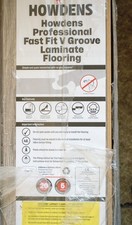 Howdens Laminate Flooring Pack Light Grey Oak 8mm 14 packs SDH3578