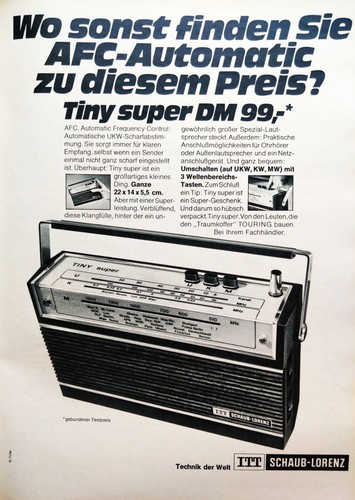 Itt schaub lorenz radio tiny - schaub, radio,