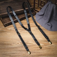 Retro PU Leather Three-clips