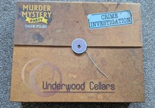 Murder Mystery Dinner Party Game - Underwood Cellars Solve Case File Game
