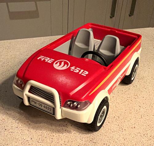 Playmobil fire 512 red - fire, white