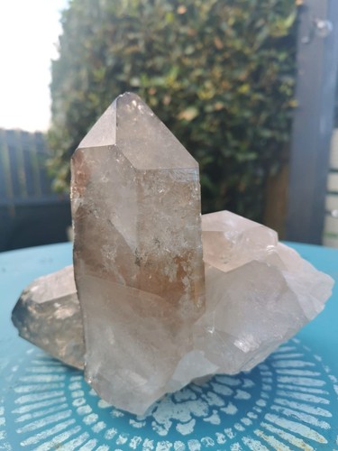 Large smoky quartz - , cluster.