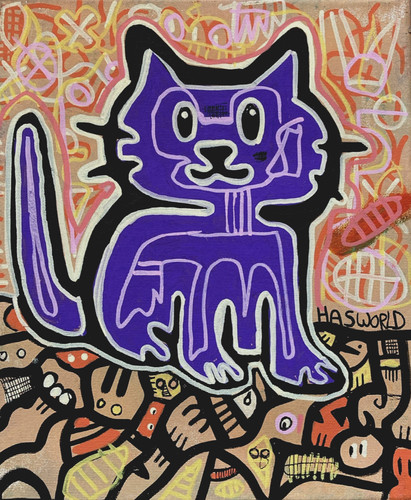 Hasworld acrylic unframed - hasworld,