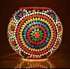 Turkish Moroccan Mosaic Colorful Table Bedside Desk Lamp Light Lampshade Multi