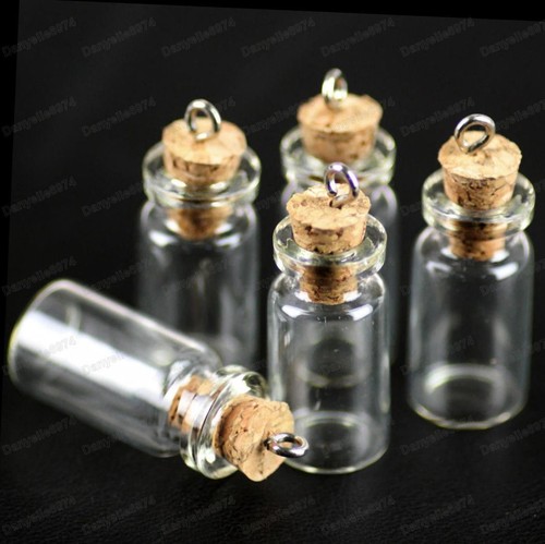 Small glass bottles - 10,