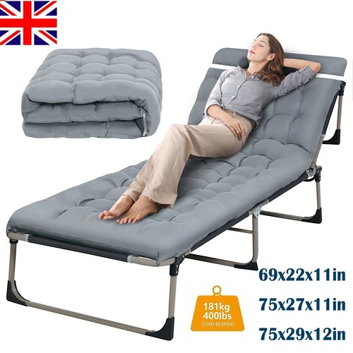 Single folding guest bed with - single,