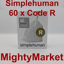 60 Code R SimpleHuman 3 packs