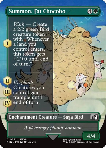 Summon fat chocobo - fat,