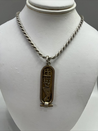 Vtg sterling silver egyptian - vtg,