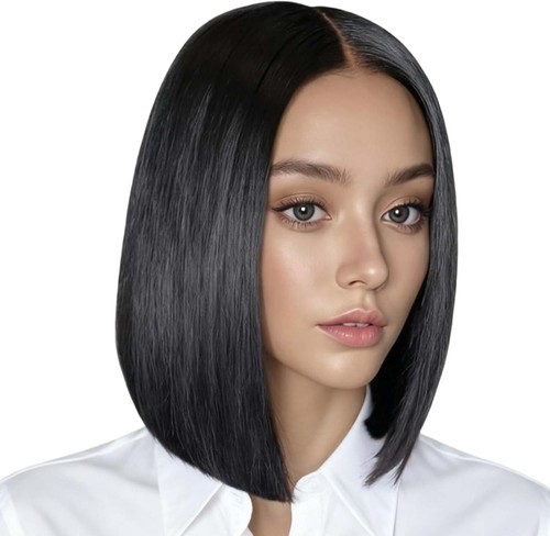 Black bob wigs for women - black, 10