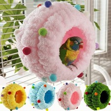 Cozy Hut Hanging Bird Cage Bed