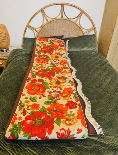 Vintage 70s floral sun - floral, lounger