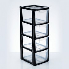 4 Tier Medium Drawers Storage