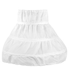 Princess Petticoat Girl Child Kids under Skirt Hoop Flower Half