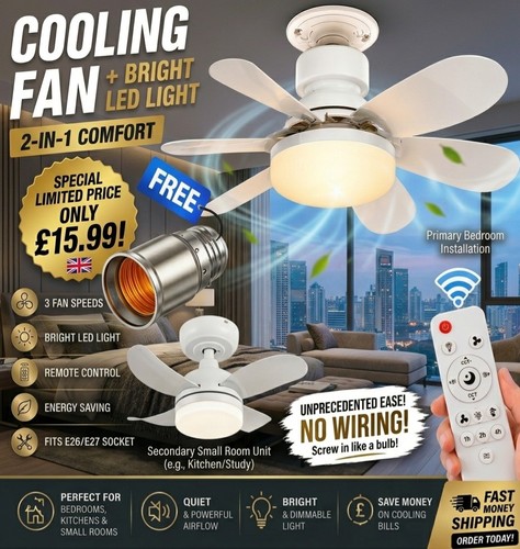 40w 52cm led ceiling fan - 40w,