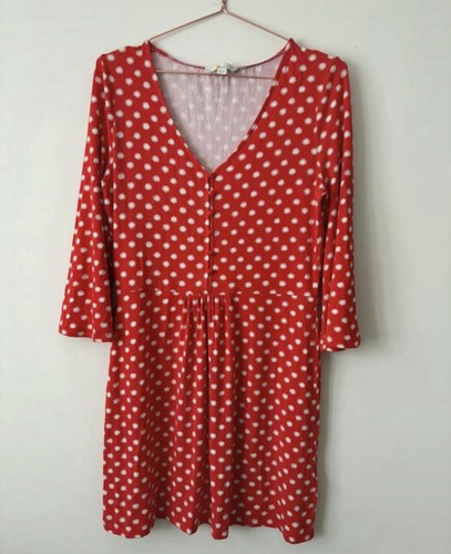 Boden red white jersey - red,
