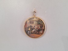 Framed Wall Hanging Plaque Peter Bates Miniature Art Picture The George No. 40