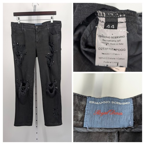 Ermanno scervino black denim - ermanno,