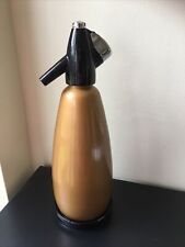 Vintage 1970’s Bronze/Gold Colour BOC Soda Syphon Bottle