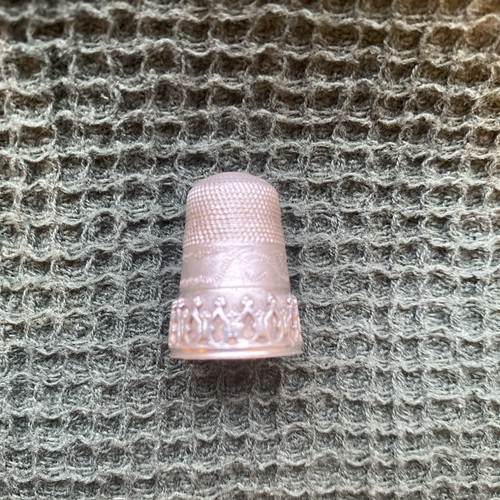Stunning silver thimble - silver,