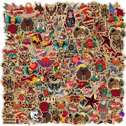 100 pcs cool skull - cool,