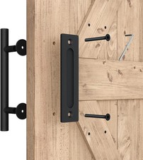 12" Sliding Barn Door Handle Sliding Door Handle Pull and Flush Gate Hardware UK